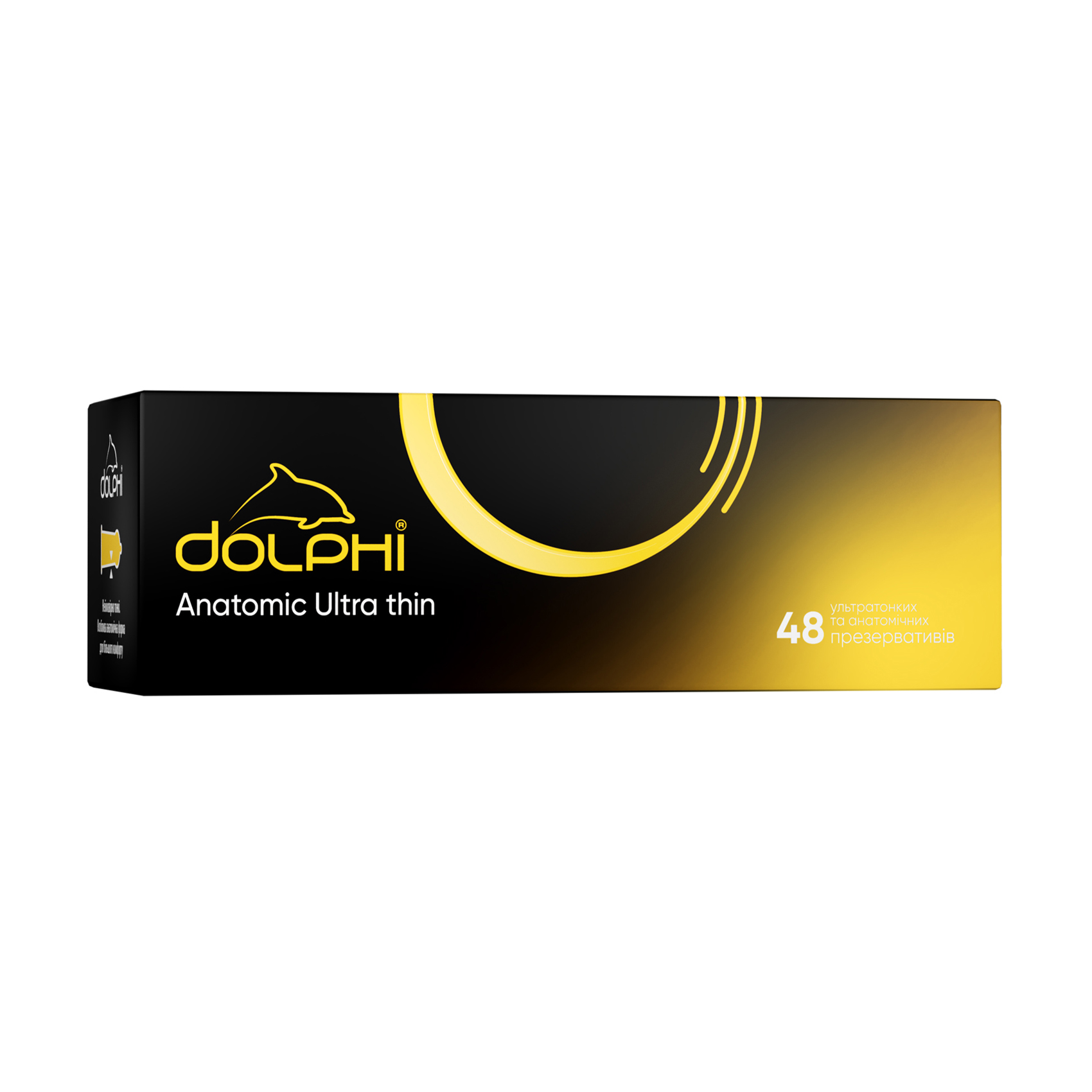 Презервативи Dolphi Anatomic Ultra Thin Ультратонкі та анатомічні, 48 шт